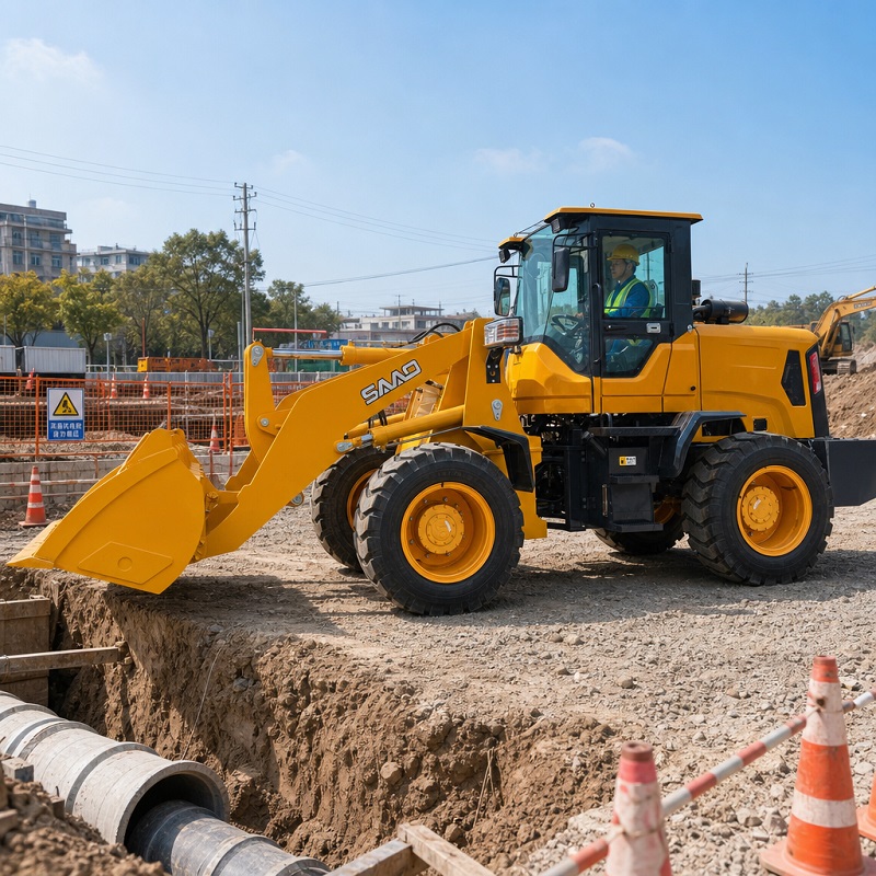 SZ930A 3톤 휠 로더 | 96kW 130마력 프론트 엔드 로더, 1.5m³ 버킷 포함