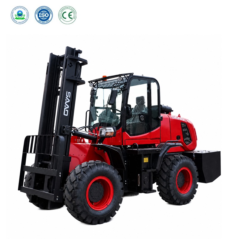 4톤 4WD 험지용 지게차 | 4m 리프트